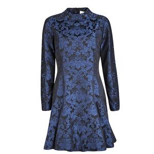 STELLA MCCARTNEY Floral Jacquard Long Sleeved Dress